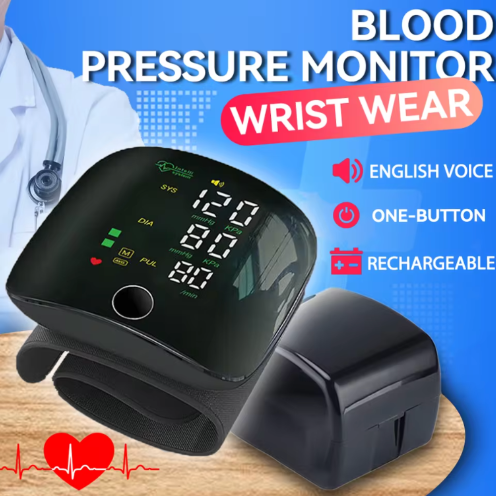 Smart Wrist Blood Pressure Monitor