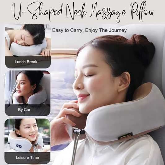 U-Shaped Neck Massage Pillow
