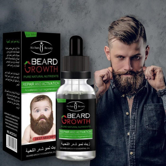 Beard Oil for Fast Beard Growth