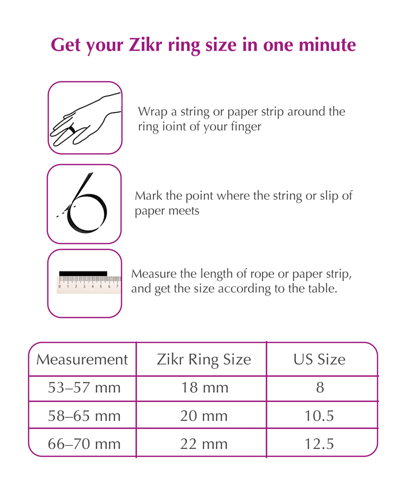 Tasbih Smart Automatic Zikr Ring