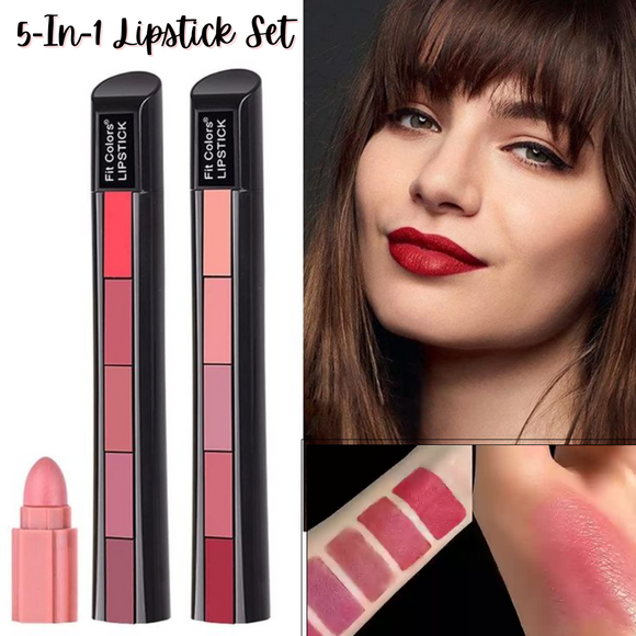 5-In-1 Lipstick Set (Pack 2)