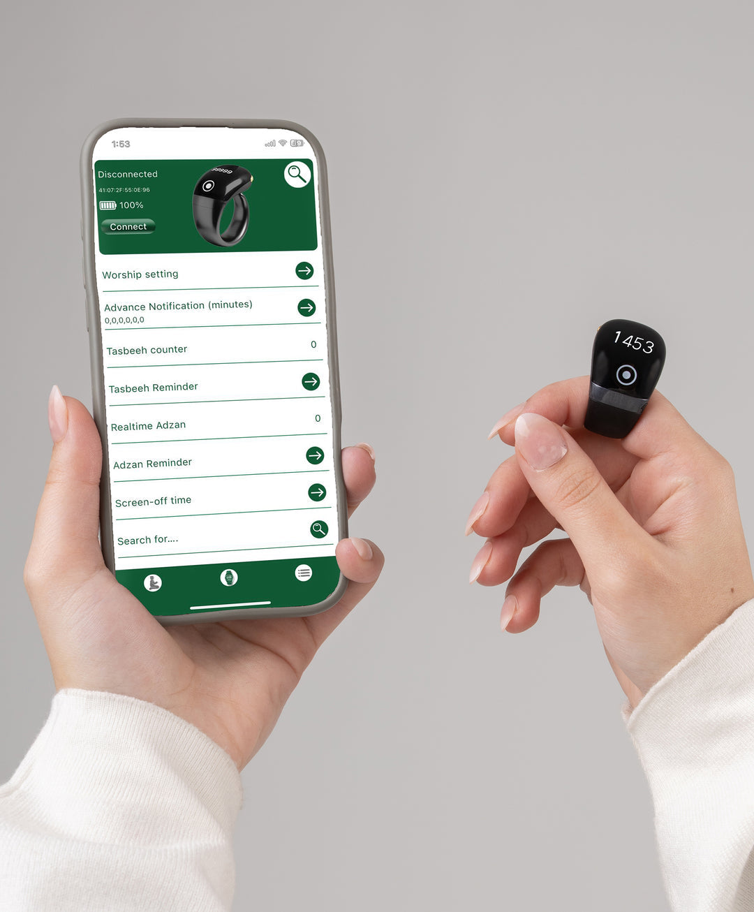 Tasbih Smart Automatic Zikr Ring