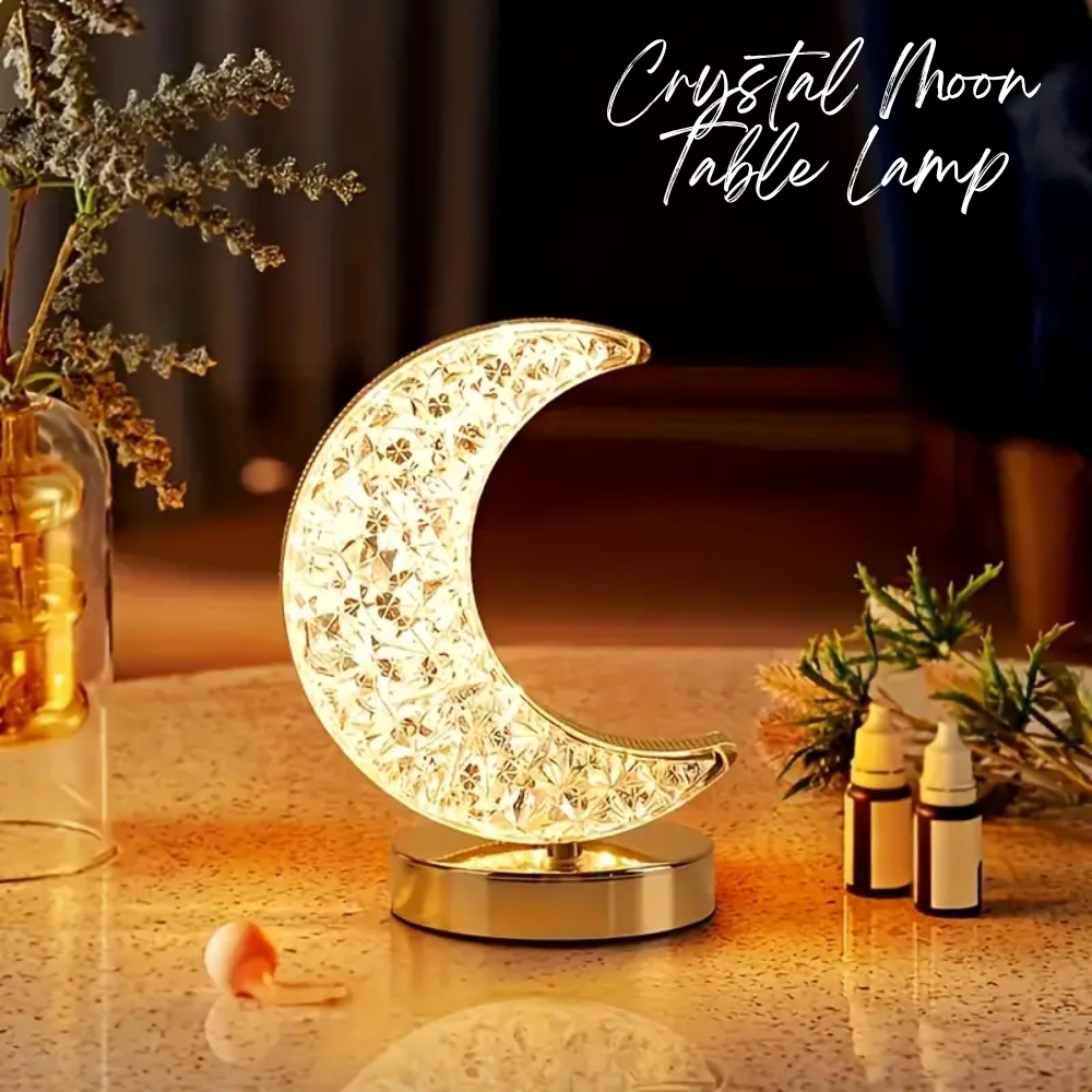 Crystal Moon Table Lamp